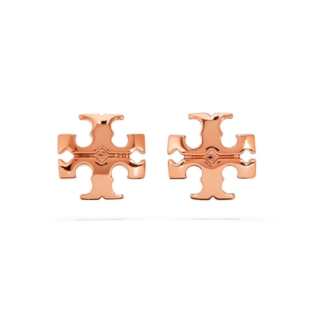 TORY BURCH Kira 8mm Stud Earrings - Rose Gold